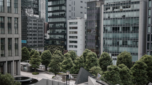 Buildings in city