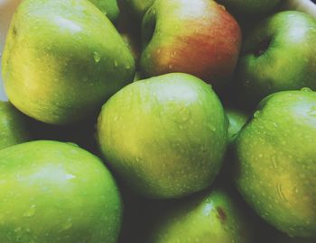 Full frame shot of apples