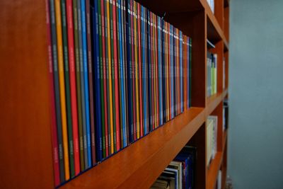 Bookshelf full of books