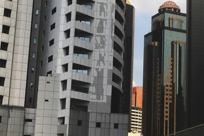 Low angle view of modern building