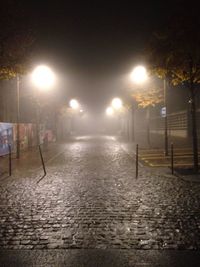 Street light at night