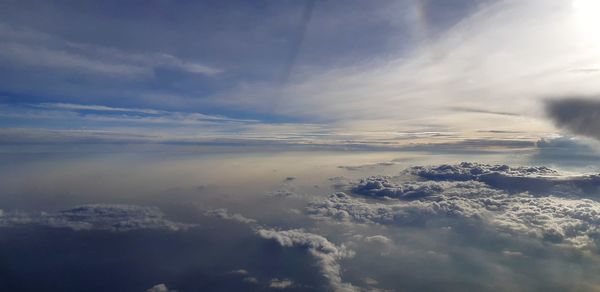 Low angle view of cloudscape against sky