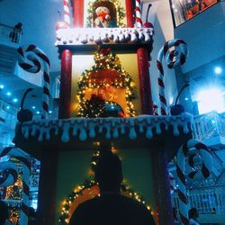 Low angle view of temple