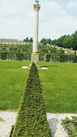 View of monument against cloudy sky