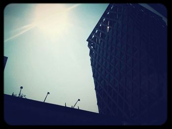 Low angle view of building against sky