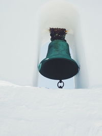 Low angle view of bell tower