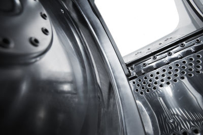 Close-up of washing machine