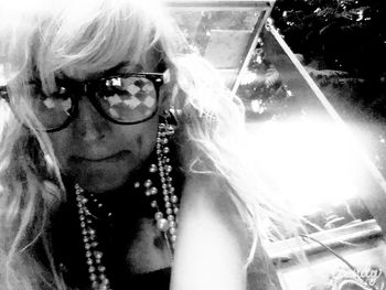 Portrait of young woman