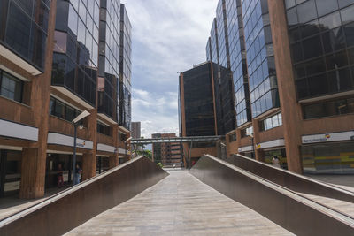 Low angle view of buildings against sky