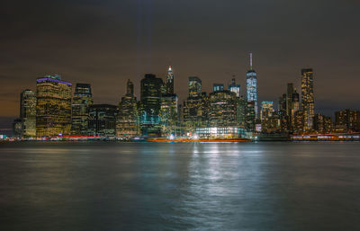 Manhattan at night