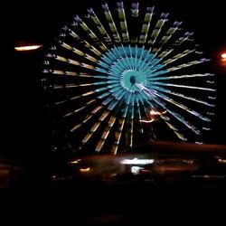 Low angle view of firework display