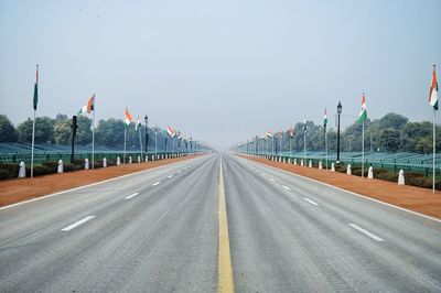 Highway against sky