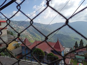 Close-up of chainlink fence