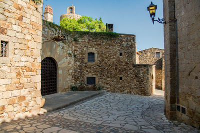 Corridor of historic building
