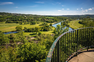 Scenic view of bridge against sky