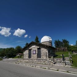 Built structure against blue sky