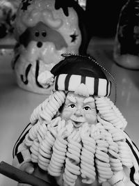 Close-up of stuffed toy on table