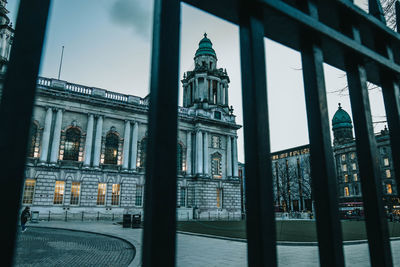 View of building in city against sky