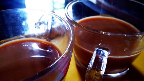 Close-up of tea on table