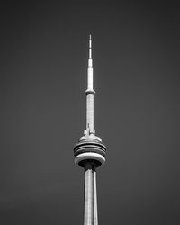 Low angle view of communications tower