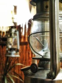 Close-up of food on table