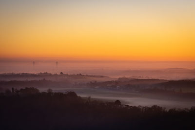 Misty Sunset