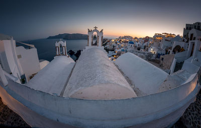 View of church against clear sky