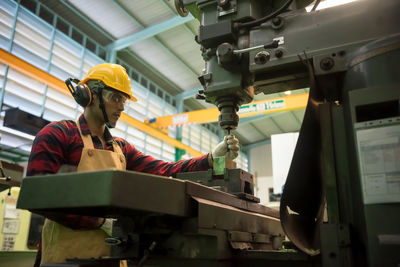 Man working in factory