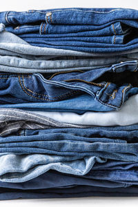 Full frame shot of jeans