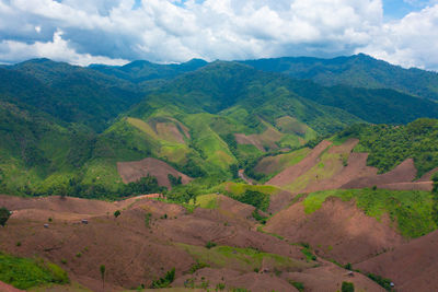 Scenic view of landscape against sky