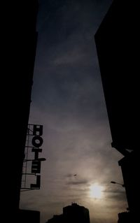 Low angle view of building against sky