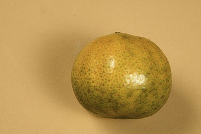 Close-up of apple against white background