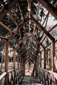 Low angle view of an abandoned building