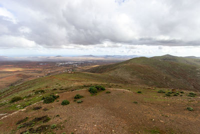 Scenic view of landscape against sky