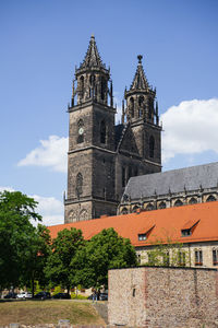 Low angle view of cathedral against sky