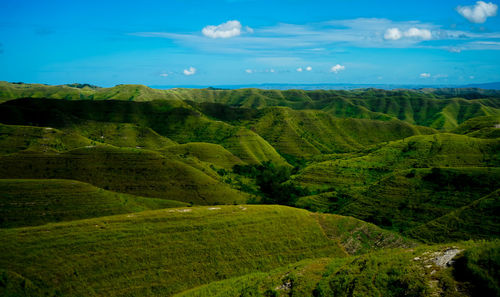 Beautiful landscape on sumba island, indonesia