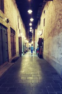 Narrow alley in alley