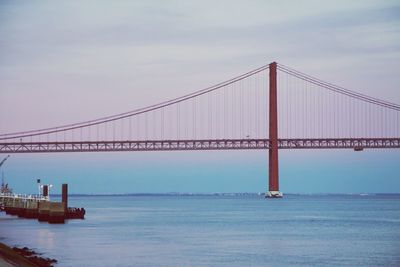 Bridge over sea