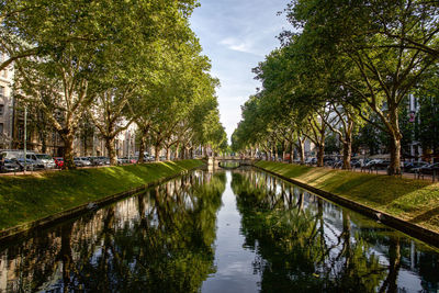 Königsallee in düsseldorf, deutschland