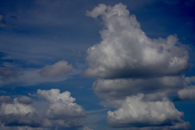 Low angle view of clouds in sky