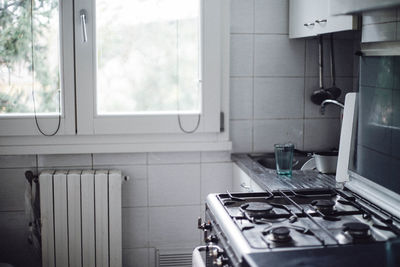 Interior of kitchen