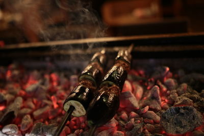 Close-up of meat for sale at market