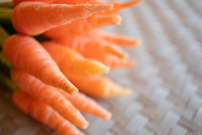 Close-up of chopped vegetables in market