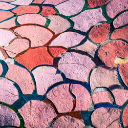 Full frame shot of patterned wall