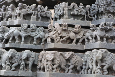 Statues at temple