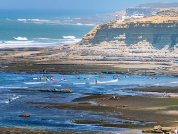 Group of people on beach