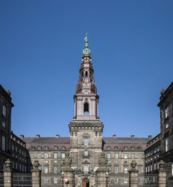 Christiansborg palace in copenhagen, denmark.