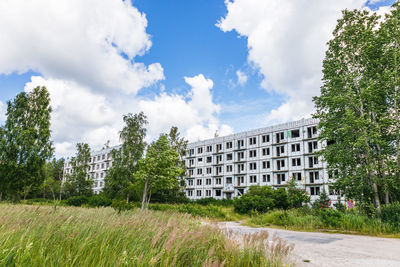 Abandoned secret soviet union military ghost town irbene in latvia