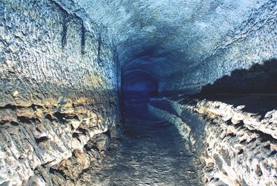 View of empty tunnel