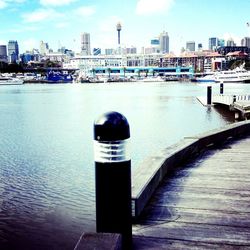 River with buildings in background